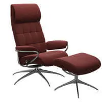 London Star Chair with Footstool